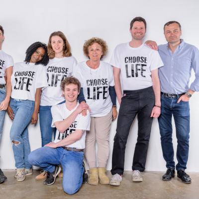 The cast of This Island's Mine with director and designer Philip Wilson photo by Jimmy Lee .jpg