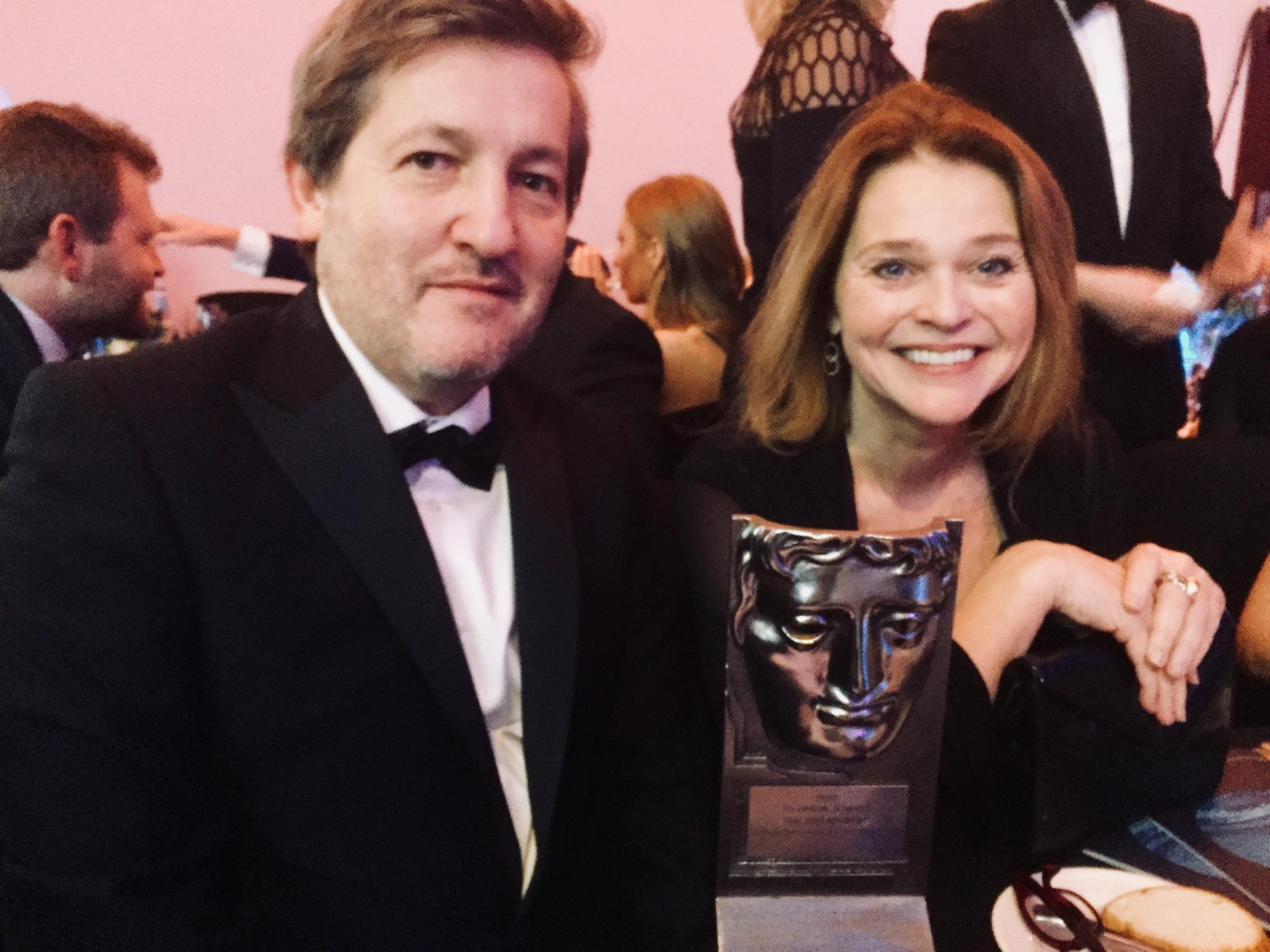 Joe Ahearne and Nicole Cauverien - BAFTA Scotland